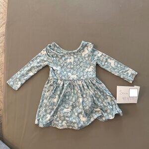 FANTASTIC Little Sleepies Unicorn garden twirl 6-12mo EUC